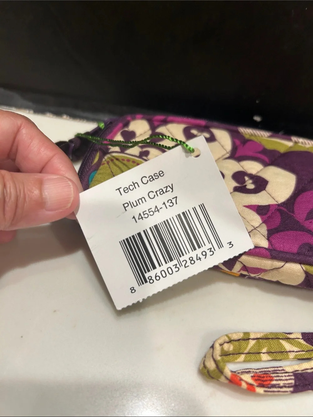 Vera Bradley quilted wristlet